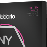 D'Addario NYXL45130, Regular Light 5-String Bass Strings 45-130