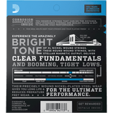 D'Addario EXL190 Custom Light, Nickel Wound Bass Strings, 40-100