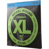 D'Addario EXL165 Custom Light, Nickel Wound Bass Strings, 45-105