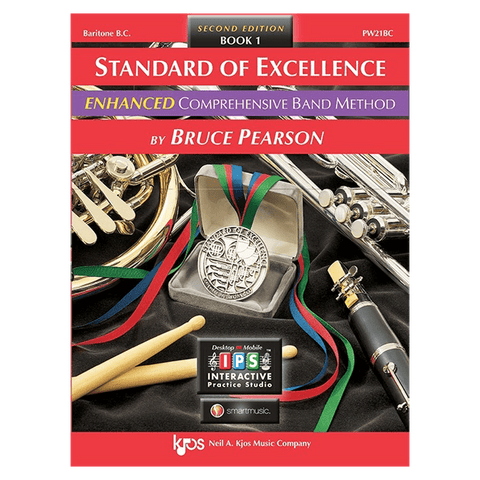 Kjos Standard of Excellence ENHANCED Book 1 - Baritone Bass Clef PW21BC