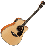Yamaha FGX820C Dreadnought Acoustic/Electric Guitar – Natural
