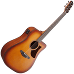 Ibanez AAD50CELBS Advanced Grand Dreadnought Acoustic/Electric — Light Brown Sunburst