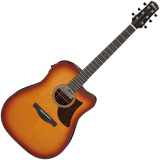 Ibanez AAD50CELBS Advanced Grand Dreadnought Acoustic/Electric — Light Brown Sunburst