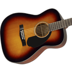 Fender CC-60S Concert Acoustic Guitar – 3-Color Sunburst