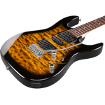 Ibanez GRX70QASB Gio RG Electric Guitar — Sunburst