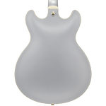 Ibanez AS73GMSF AS Artcore Semi-Hollow Electric Guitar — Moonstone Silver Flat