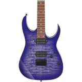 Ibanez RG421QMCBB RG Standard Electric Guitar — Quilt Maple Cerulean Blue Burst