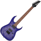 Ibanez RG421QMCBB RG Standard Electric Guitar — Quilt Maple Cerulean Blue Burst