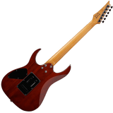 Ibanez GRG220PA1BKB GIO RG Electric Guitar — Transparent Brown Black Burst