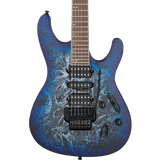 Ibanez S770CZM S-Series Standard Electric Guitar — Cosmic Blue Frozen Matte