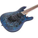 Ibanez S770CZM S-Series Standard Electric Guitar — Cosmic Blue Frozen Matte