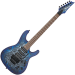 Ibanez S770CZM S-Series Standard Electric Guitar — Cosmic Blue Frozen Matte