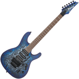 Ibanez S770CZM S-Series Standard Electric Guitar — Cosmic Blue Frozen Matte