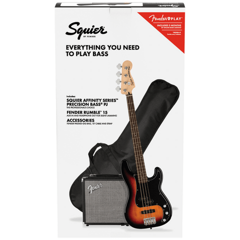 Fender Affinity Series™ Precision Bass® PJ Pack – 3-Color Sunburst