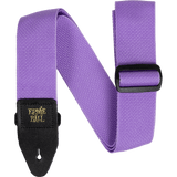 Ernie Ball Polypro Guitar Strap with Black Leather Ends