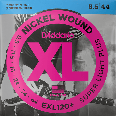 D'Addario EXL120+ Nickel Wound, Super Light Plus 9.5-44