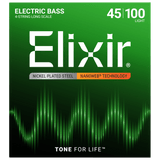Elixir NANOWEB Nickel Bass — 14052 Light .045-.100