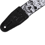 Levy's MP-16 2” Polyester Skull Series Guitar Strap