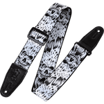 Levy's MP-16 2” Polyester Skull Series Guitar Strap