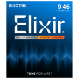 Elixir NANOWEB Nickel Electric — 12027 Custom Light .009-.046