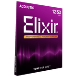 Elixir NANOWEB Phosphor Bronze Acoustic — 16052 Light .012-.053