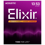 Elixir NANOWEB Phosphor Bronze Acoustic — 16182 HD Light .013-.053