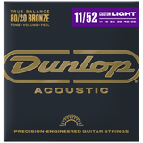 Dunlop Acoustic 80/20 Guitar Strings 11-52, DAB1152