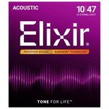 Elixir NANOWEB Phosphor Bronze Acoustic — 12-String 16152 Light .010-.047