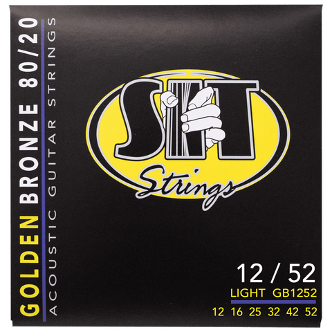 SIT Strings GB1252 Light Golden Bronze 80/20 Acoustic .012-.052