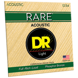 DR Strings RPM-12 Rare Phosphor Bronze Light Acoustic 12-54