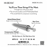 DR Strings MTR-10 Hi-Beam Nickel Electric Medium 10-46