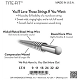 DR Strings LT-9 Tite-Fit Nickel Electric Light 9-42