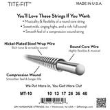 DR Strings MT-10 Tite-Fit Nickel Electric Medium 10-46