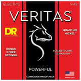 DR Strings VTE-9 Veritas Quantum Nickel Electric Light 9-42