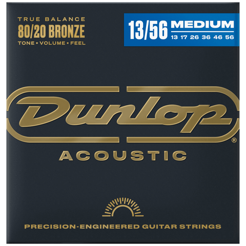 Dunlop Acoustic 80/20 Guitar Strings 13-56, DAB1356