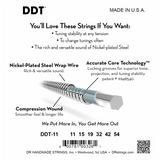 DR Strings DDT-11 Drop-Down Tuning Electric Extra Heavy 11-54