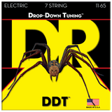 DR Strings DDT7-11 Drop-Down Tuning Electric 7-String Heavy 11-65