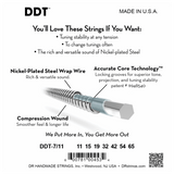 DR Strings DDT7-11 Drop-Down Tuning Electric 7-String Heavy 11-65