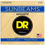 DR Strings RCA-13 Sunbeam Phosphor Bronze Medium Acoustic 13-56