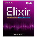 Elixir POLYWEB 80/20 Bronze Acoustic — 11000 Extra Light .010-.047