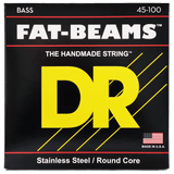 DR Strings FB-45/100 FAT-BEAMS™ Stainless Steel Bass Medium Light 45-100