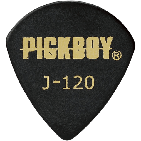Pickboy Jazz Pick, Black, Polyacetal, 10-pack 1.20mm PBJAZZPB120