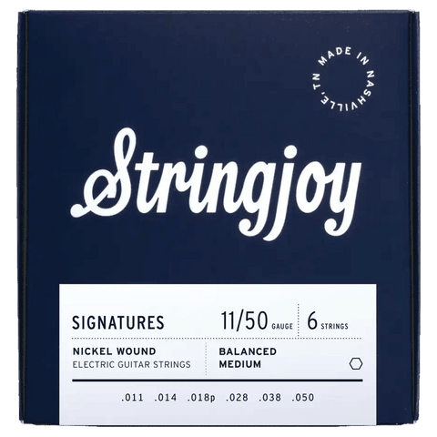 Stringjoy Signatures Balanced Medium (11-50) Nickel Wound Electric Strings