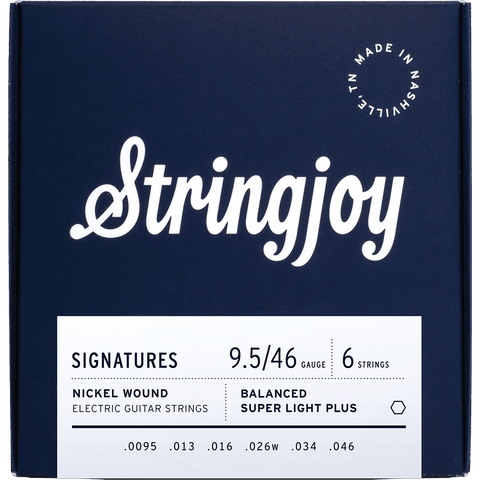 Stringjoy Signatures Balanced Super Light Plus (9.5-46) Nickel Wound Electric Strings