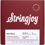Stringjoy Naturals Light (12-54) Phosphor Bronze Acoustic Strings