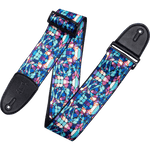 Levy's MP3SG-001 Stained Glass - Blue Mirage - 3" Guitar Strap