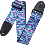 Levy's MP3SG-005 Stained Glass - Kaleidoscope Purple - 3" Guitar Strap