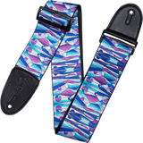 Levy's MP3SG-005 Stained Glass - Kaleidoscope Purple - 3" Guitar Strap