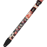 Levy's MP2CAL-002 2" Poly Calaca - Eyes - Guitar Strap