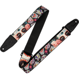 Levy's MP2CAL-002 2" Poly Calaca - Eyes - Guitar Strap